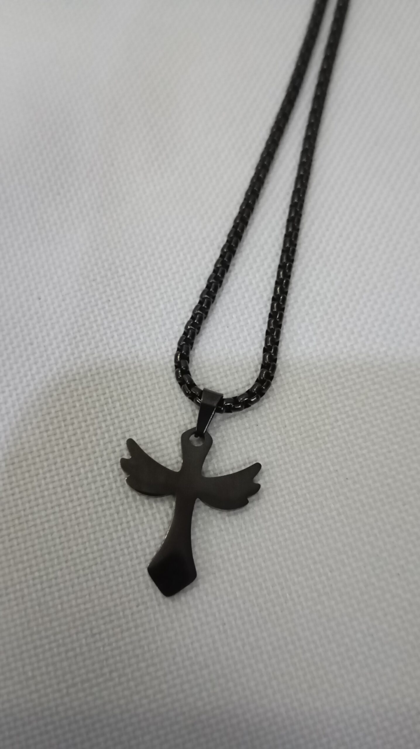 Flying Cross Pendant Necklace - Image 2