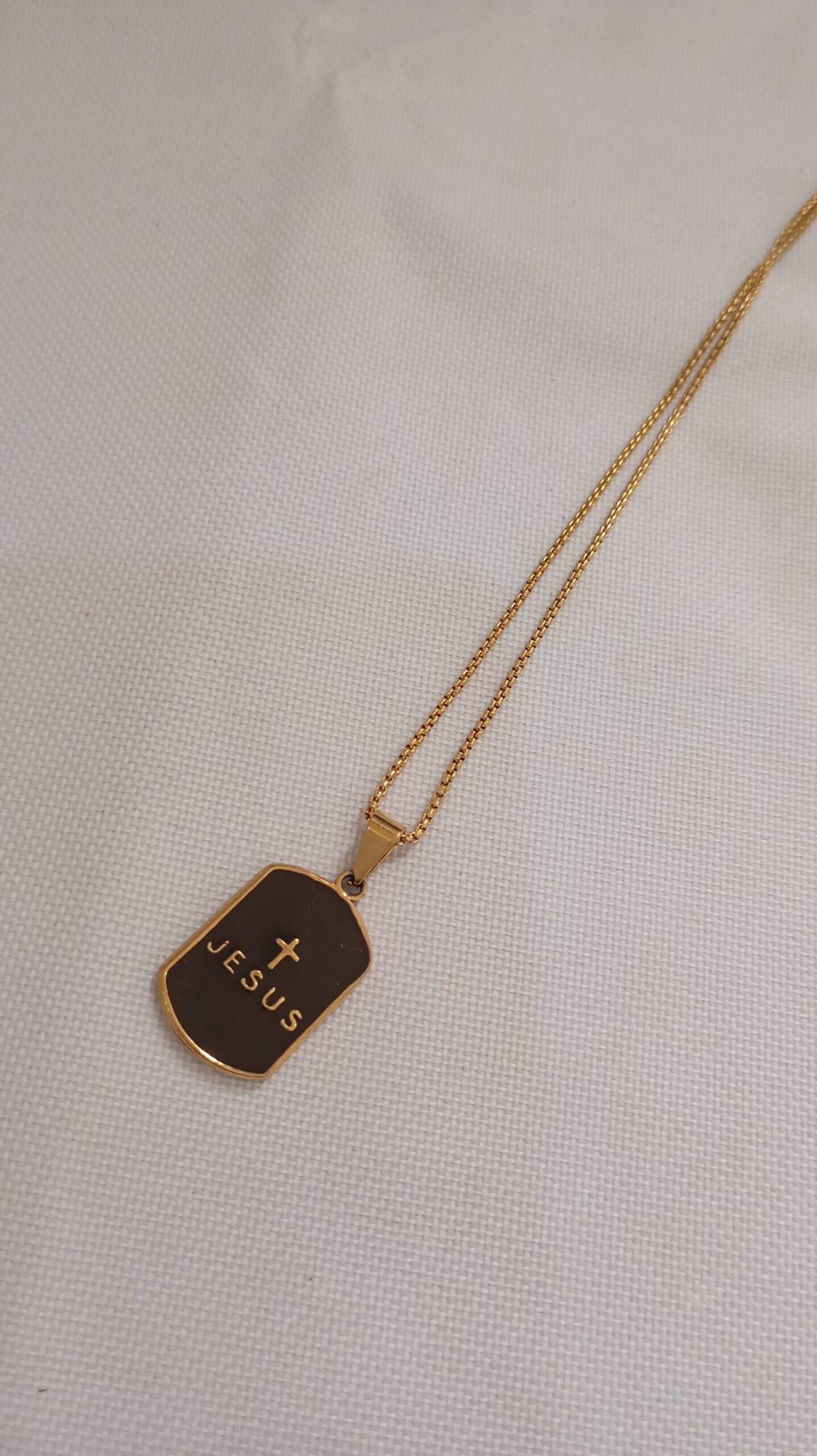 Jesus Tag Necklace - Image 2