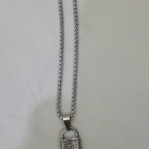 Padlock Pendant Necklace