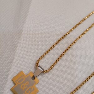 Plus Shape Pendant Necklace