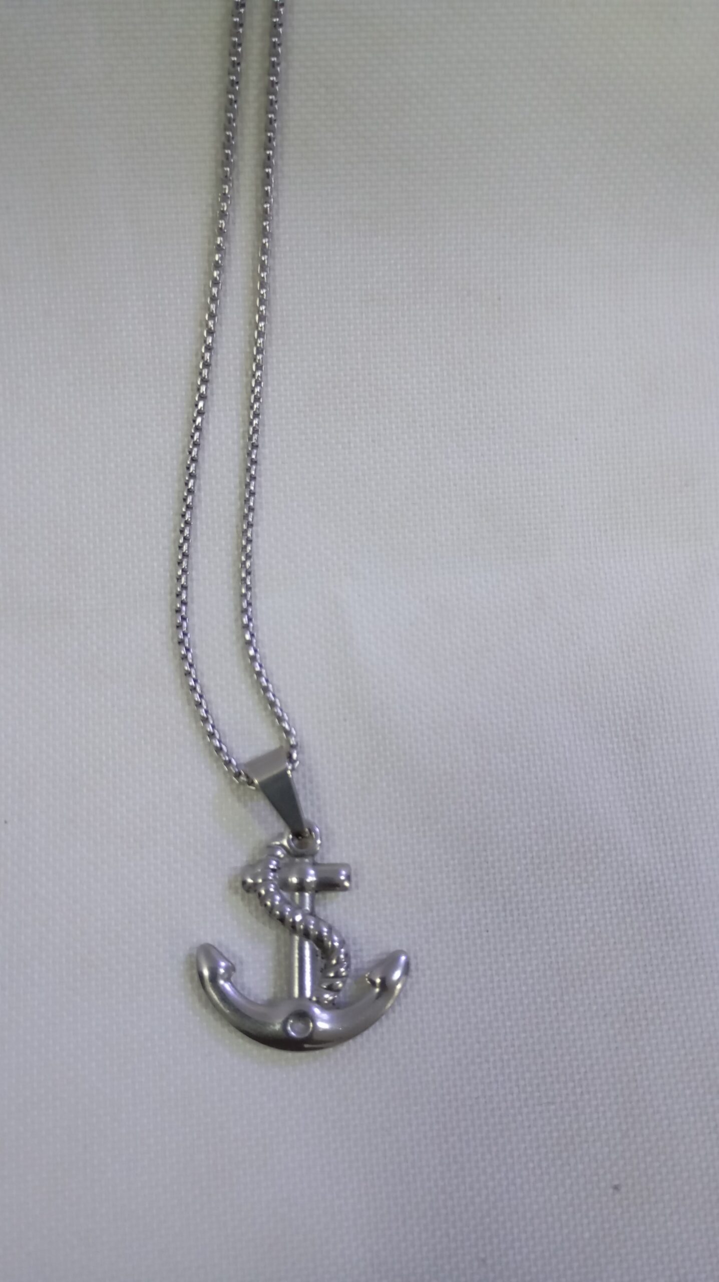 Anchor Pendant Necklace - Image 2