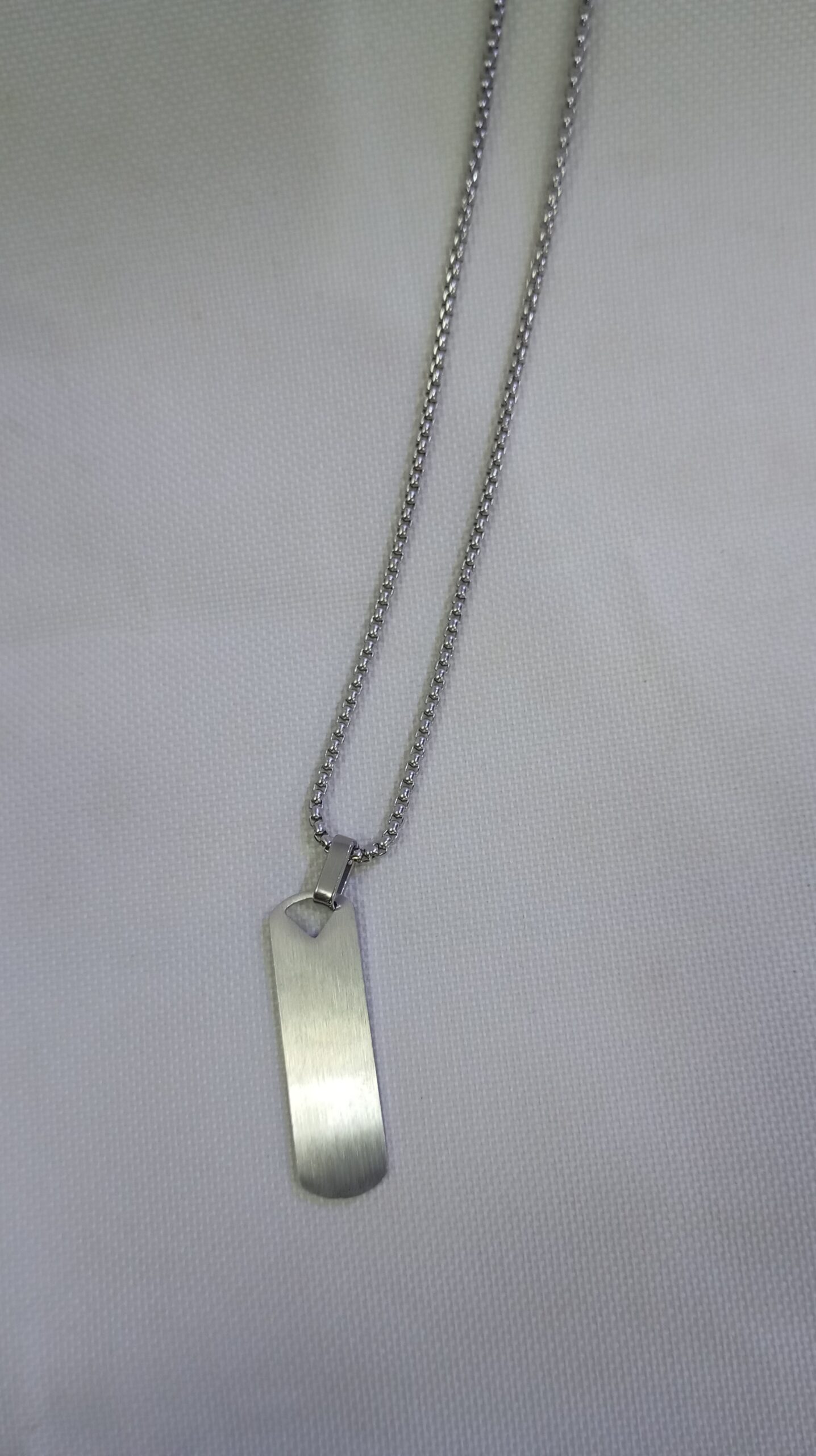 Dog Tag Pendant Necklace - Image 2