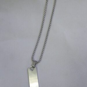 Dog Tag Pendant Necklace