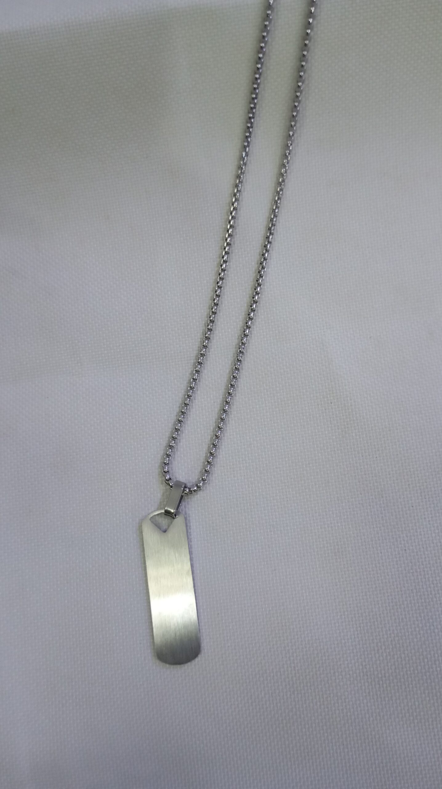 Dog Tag Pendant Necklace