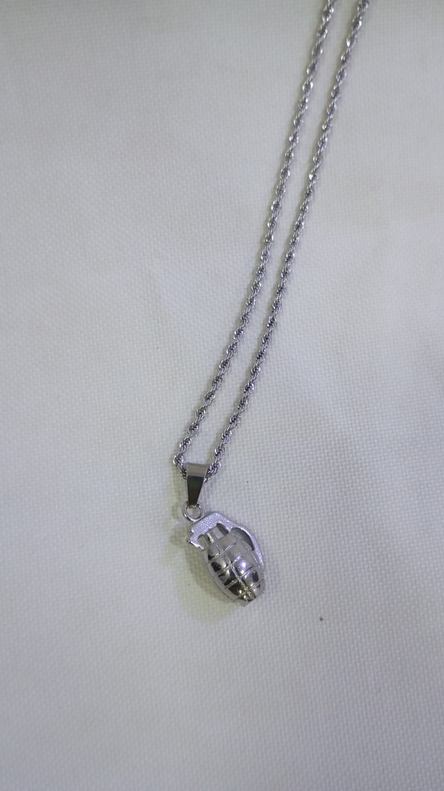 Grenade Pendant Necklace - Image 2