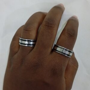 Studded Stripe Signet