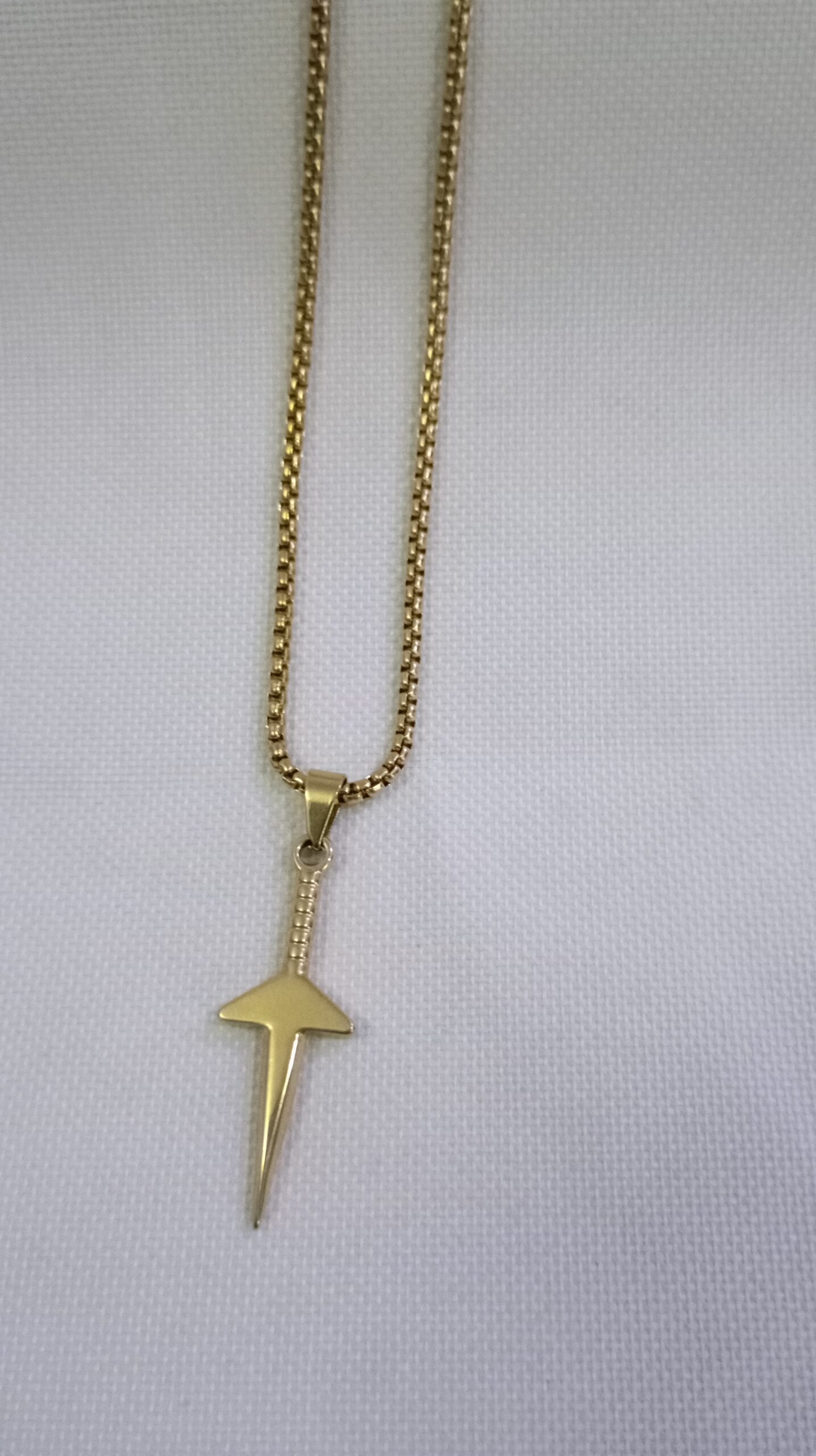 Whip Sword Pendant Necklace - Image 2