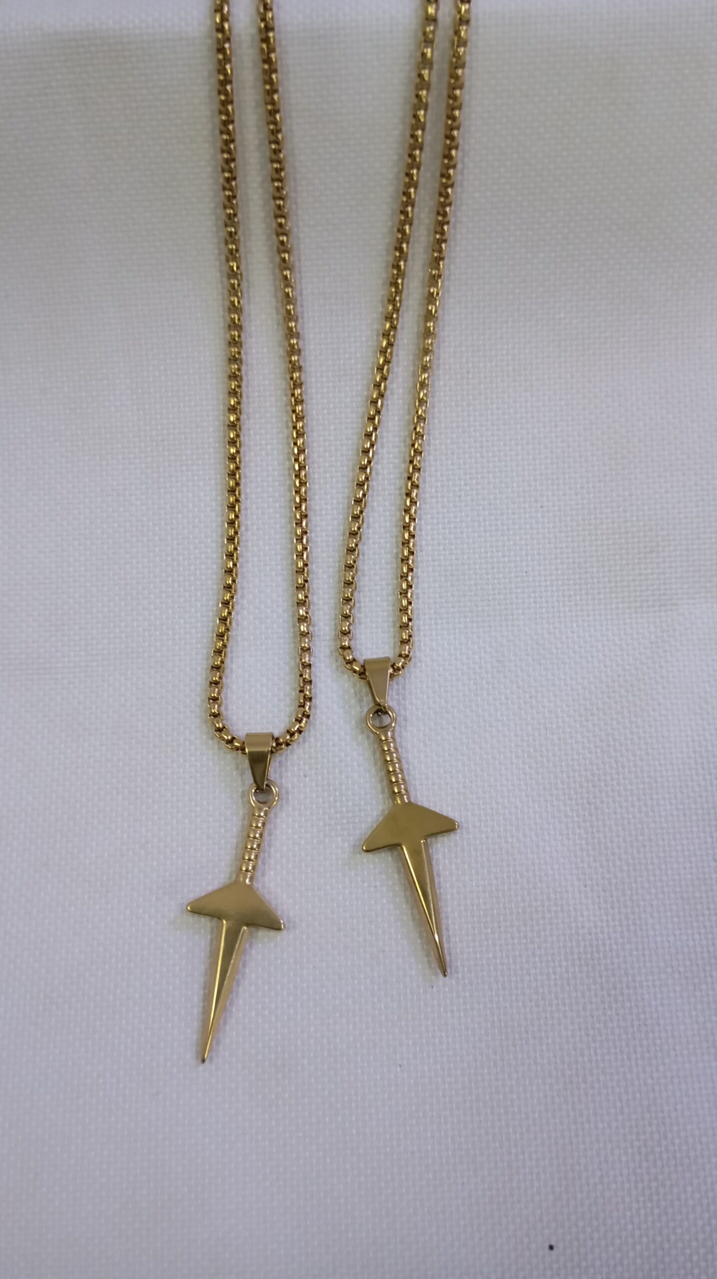 Whip Sword Pendant Necklace
